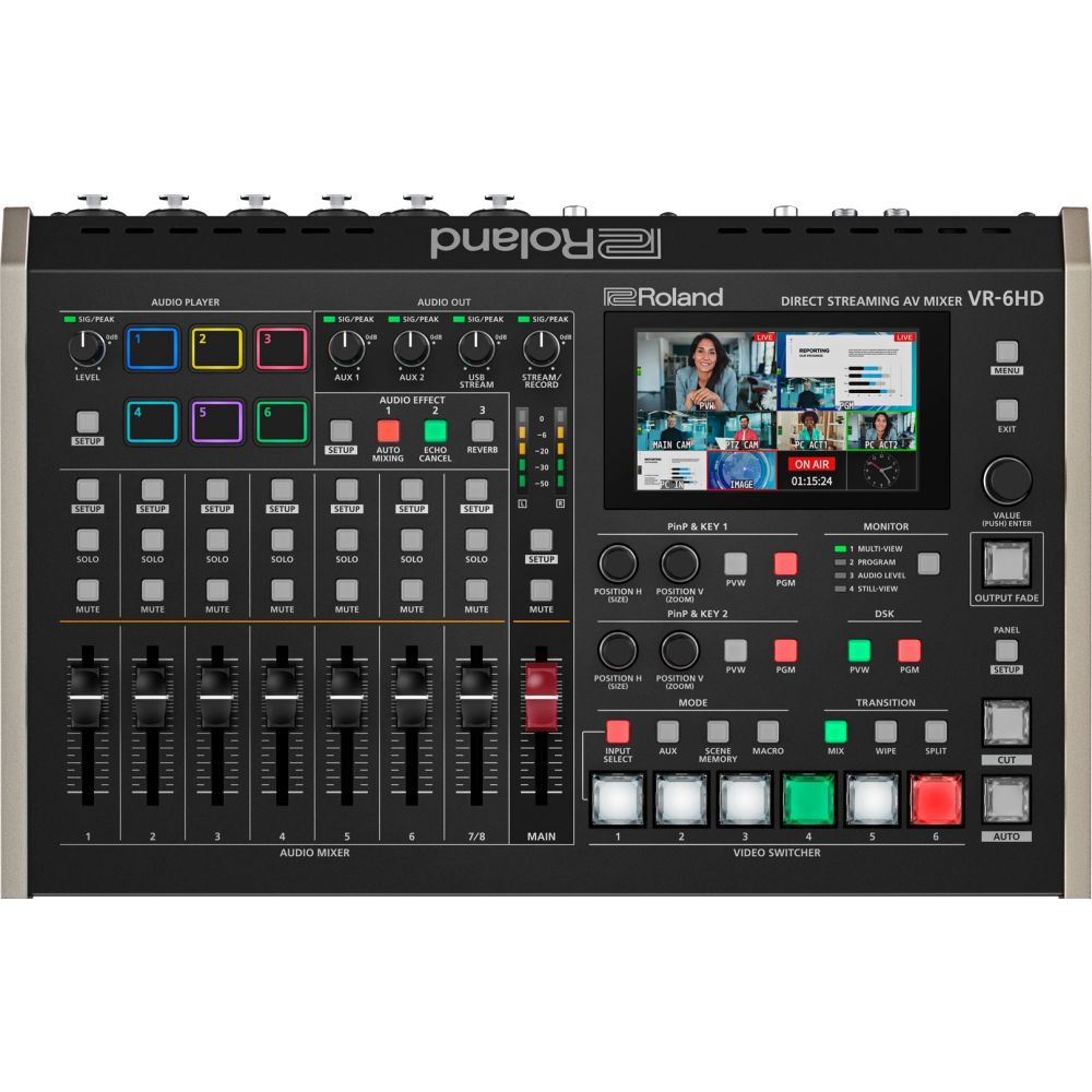 Roland VR-6HD Mixer audio/video