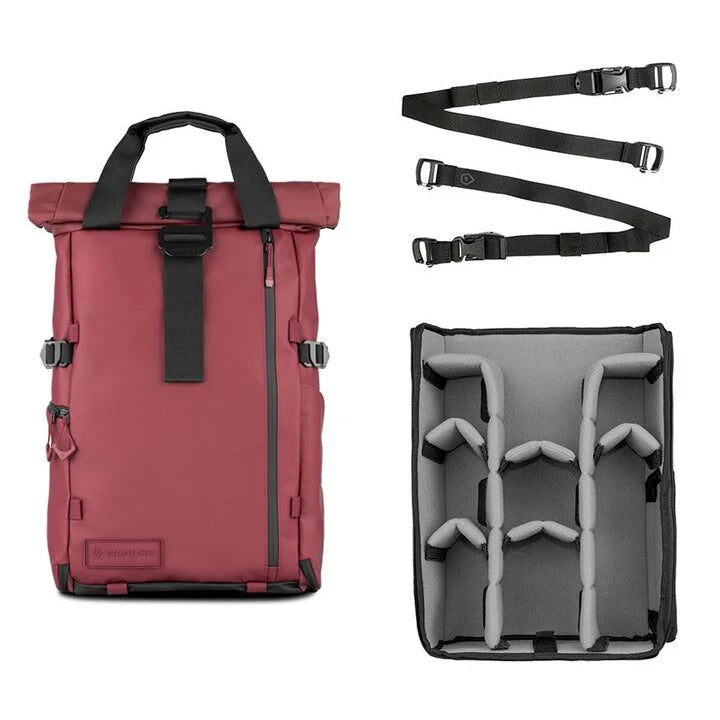 WANDRD PRVKE Pro Photo Bundle V4 Zaino - Rhone Burgundy - 31L