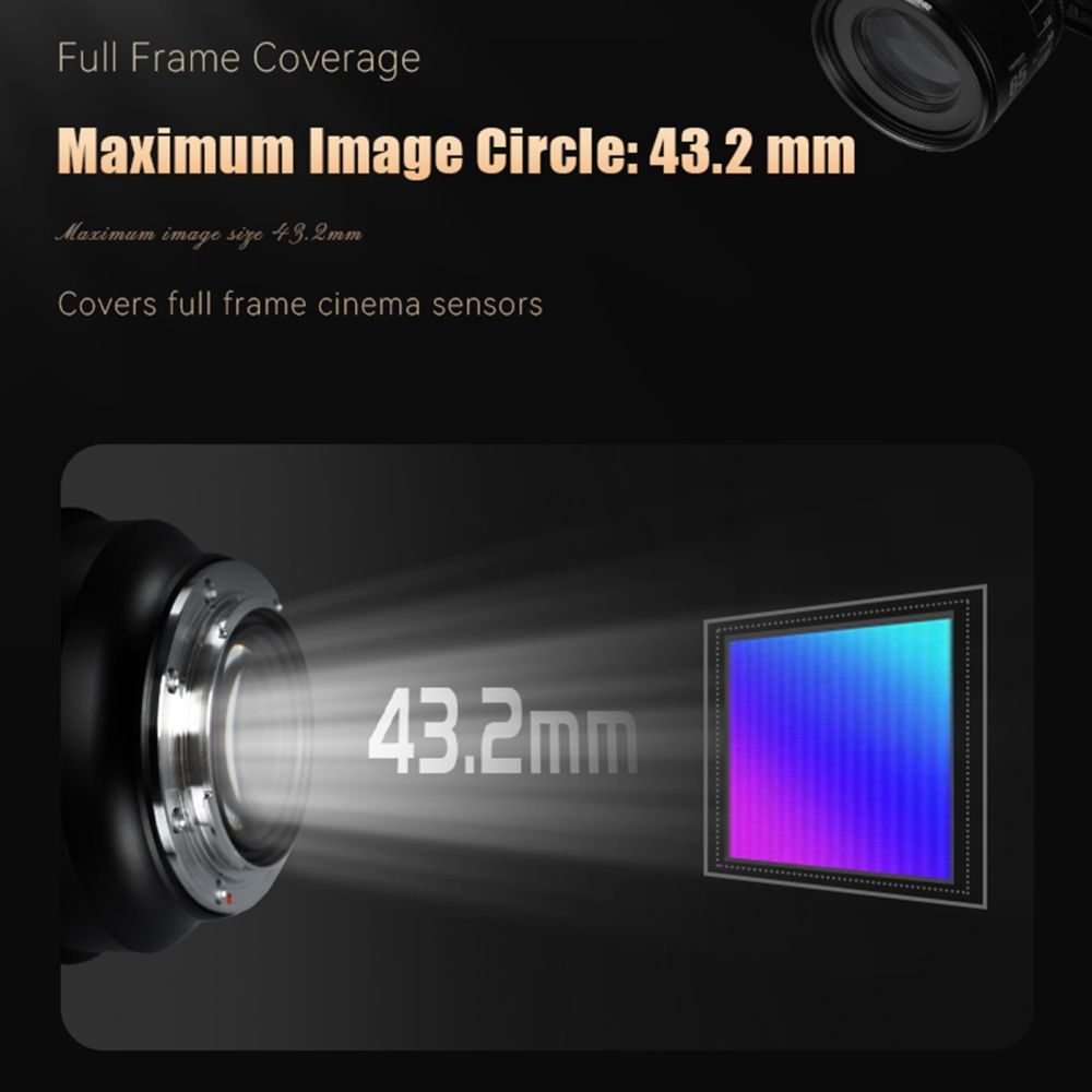 7artisans 65mm T2.9 Sony E-attacco nero