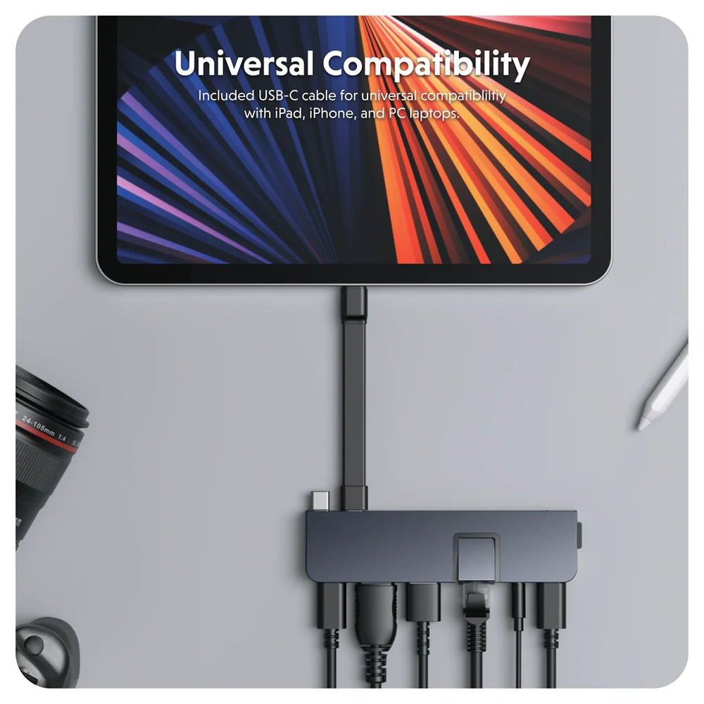 Hyper USB-C HyperDrive Duo Pro 7 in 2 Hub - blu