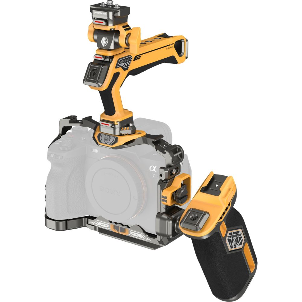 SmallRig 5518 "HawkLock" Kit gabbia a sgancio rapido per Sony Alpha 7R V / Alpha 7 IV / Alpha 7S III (Advanced Edition) "BumbleBee Edition"