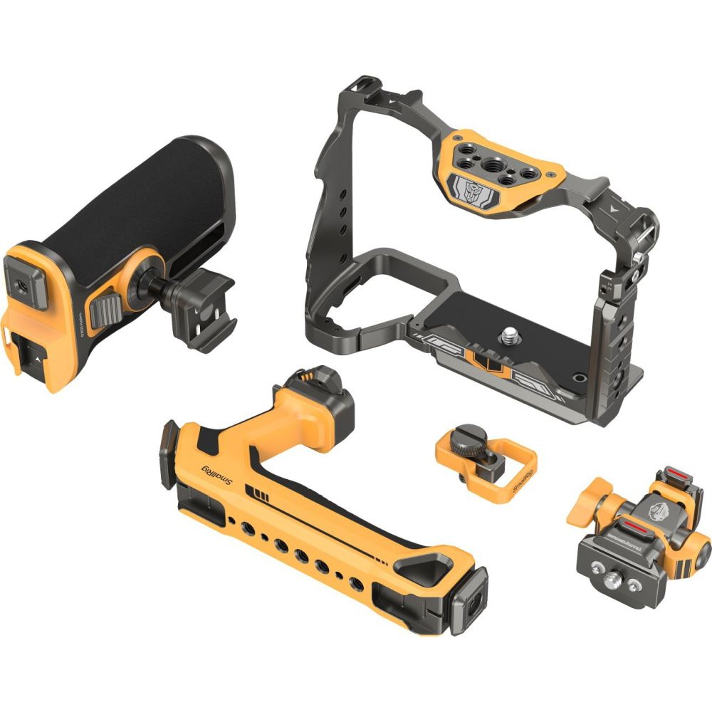 SmallRig 5518 "HawkLock" Kit gabbia a sgancio rapido per Sony Alpha 7R V / Alpha 7 IV / Alpha 7S III (Advanced Edition) "BumbleBee Edition"