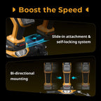 SmallRig 5518 "HawkLock" Kit gabbia a sgancio rapido per Sony Alpha 7R V / Alpha 7 IV / Alpha 7S III (Advanced Edition) "BumbleBee Edition"