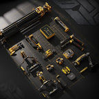 SmallRig 5518 "HawkLock" Kit gabbia a sgancio rapido per Sony Alpha 7R V / Alpha 7 IV / Alpha 7S III (Advanced Edition) "BumbleBee Edition"