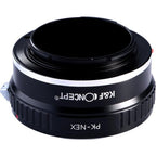 K&F Adattatore per obiettivo Pentax K - Sony E-Attacco