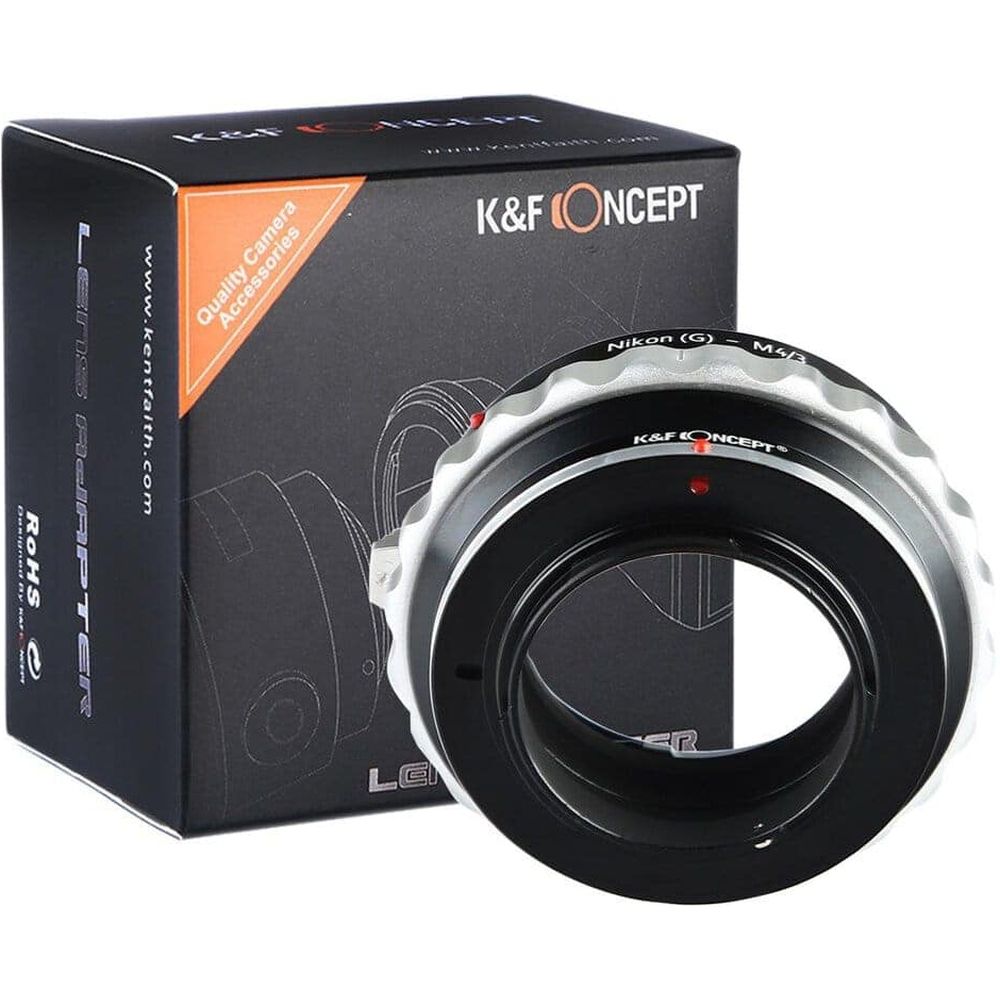 K&F Adattatore per obiettivo Nikon F (tipo G) - Micro 4/3