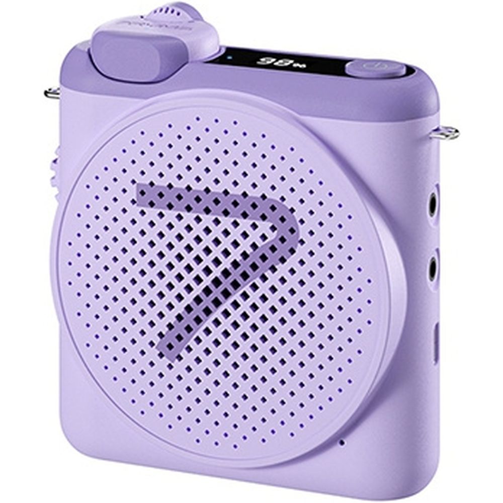 7Ryms Altoparlante per presentazioni con microfono wireless - viola