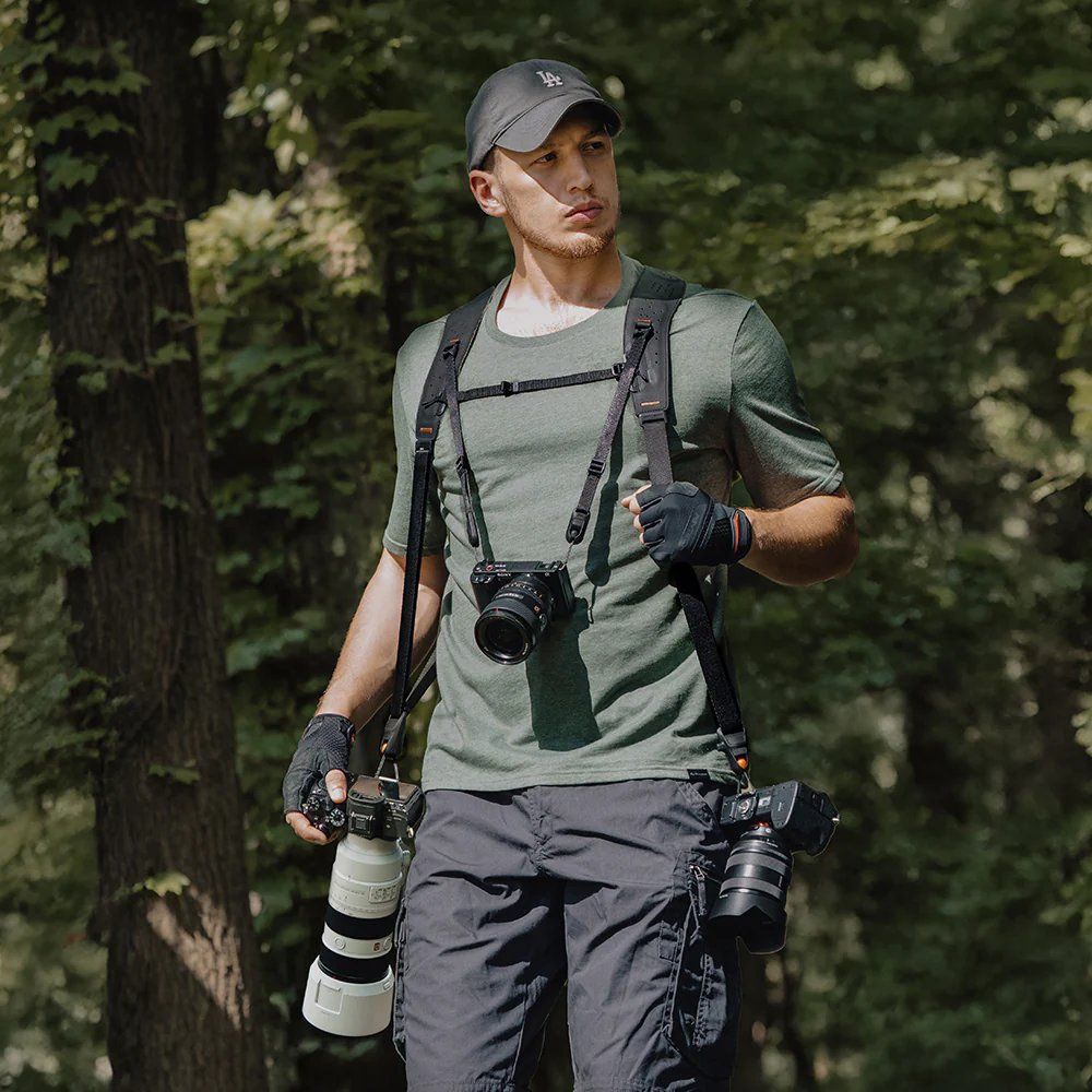 PGYTech Tracolla per fotocamera Master Wilderness Verde