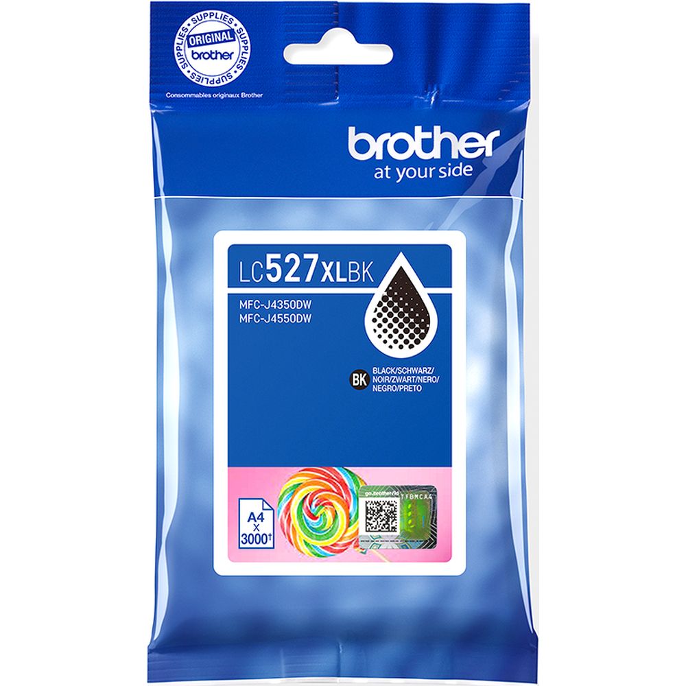 Brother LC-527XLBK Cartuccia d'inchiostro XL nera