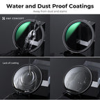 K&F Concept Filtro ND variabile ND2-ND32 Nano X - 67mm