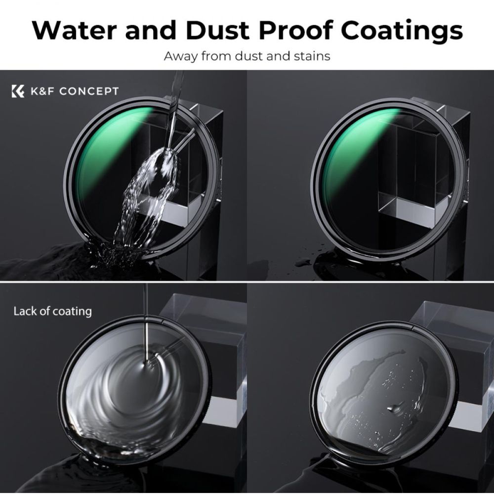 K&F Concept Filtro ND variabile ND2-ND32 Nano X - 67mm