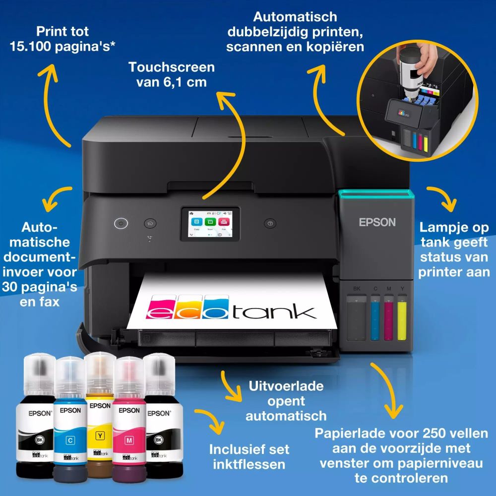 Epson EcoTank ET-4950 A4 Stampante a getto d'inchiostro