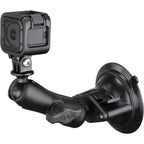 Ram Twist-Lock Supporto a ventosa con adattatore per videocamera action - Medio