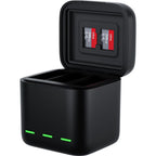 Telesin Caricabatterie + 2 batterie per GoPro Hero 13