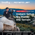 SmallRig 5756 x Potato Jet TRIBEX CARBON II treppiede idraulico
