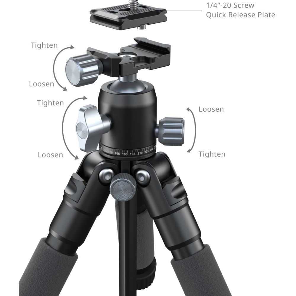 SmallRig 5470 VT-20Pro Treppiede da tavolo portatile