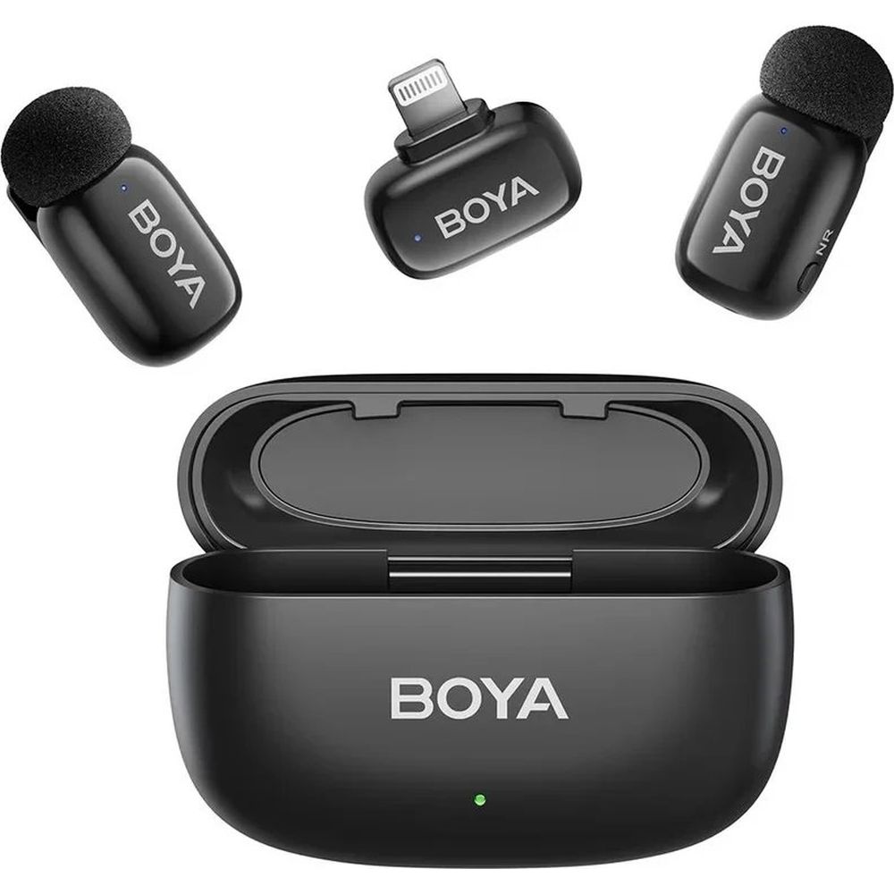 Boya Mini 2 (2 TX + 1 RX Lightning) nero