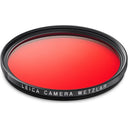 Leica 19696 Filtro sottile rosso E49 nero