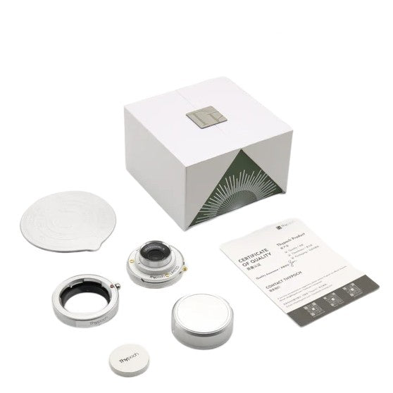 Thypoch Eureka 28mm f/2,8 ASPH. per Leica M Attacco Pearl Bianco