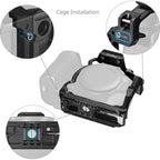 SmallRig 5953 "HawkLock" Mezza gabbia a sgancio rapido per Canon EOS R6 Mark III / R6 Mark II / R5 Mark II