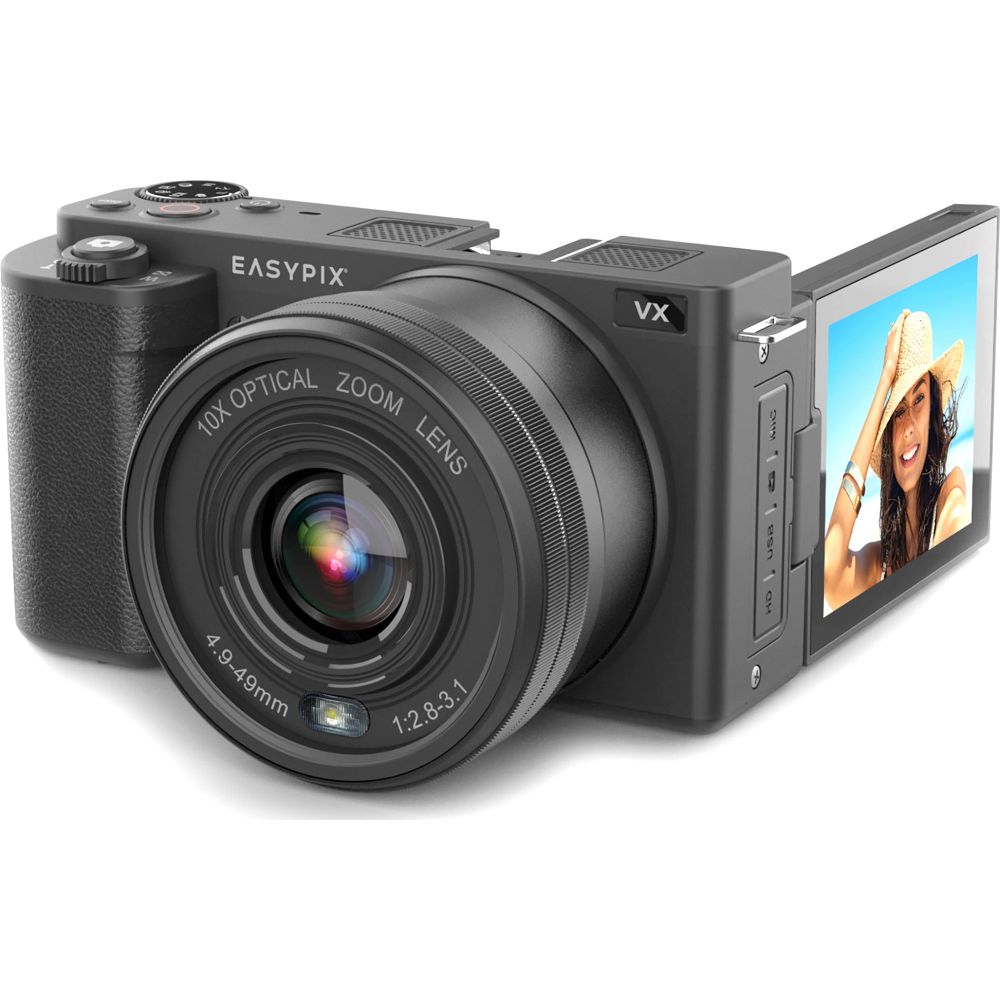 Easypix PowerPro VX6430 FlipScreen WiFi Bridge Fotocamera
