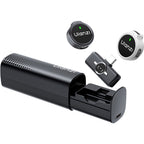 Ulanzi A21 Set microfono wireless + custodia USB-C - nero e bianco