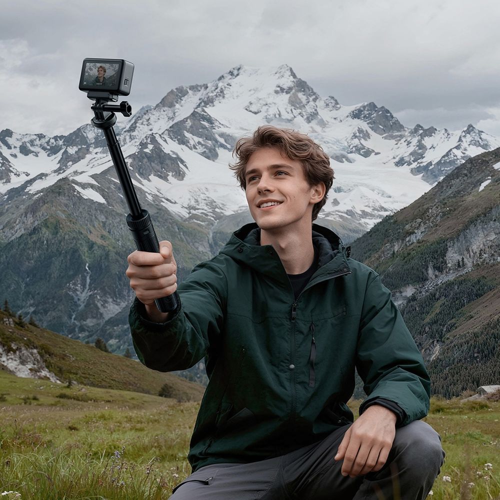 Ulanzi MT92 Treppiede per selfie da 60 cm con supporto GoPro