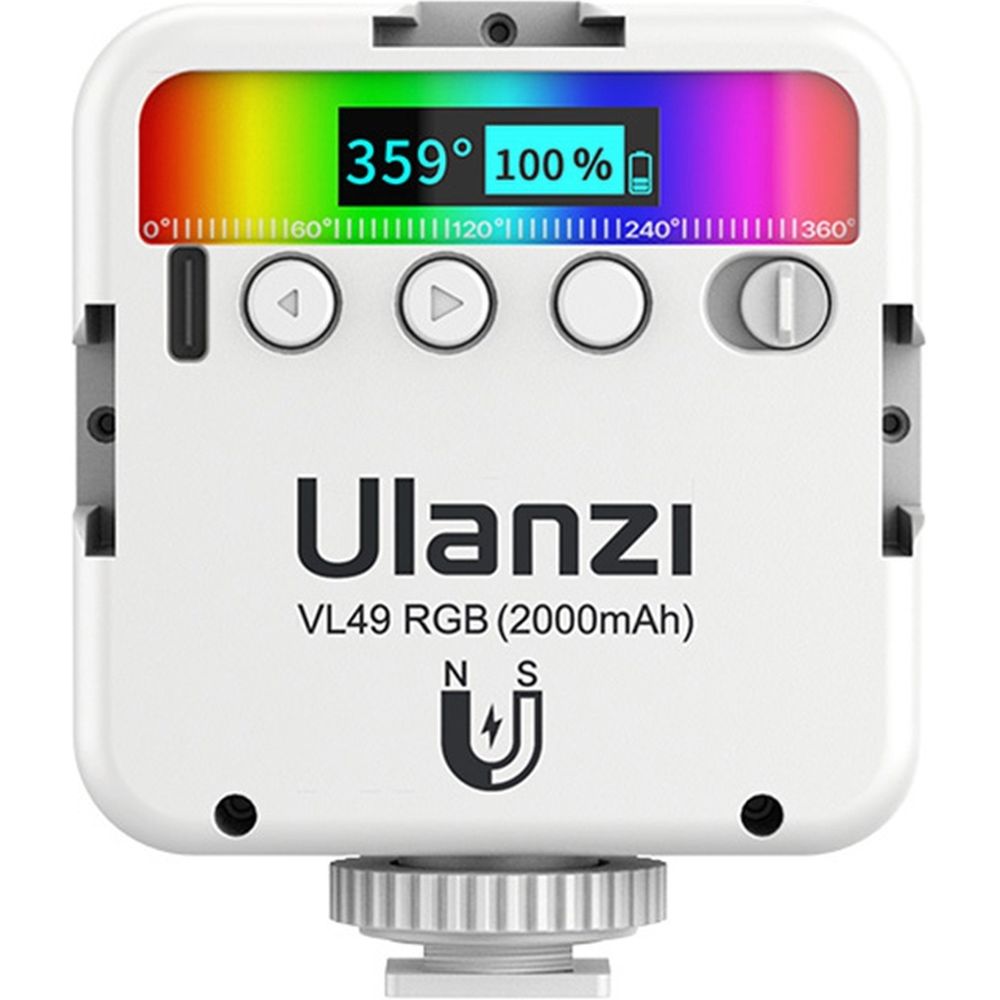 Ulanzi VL49 RGB Multi Color LED Video Light - Bianco