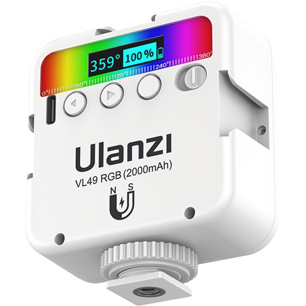 Ulanzi VL49 RGB Multi Color LED Video Light - Bianco