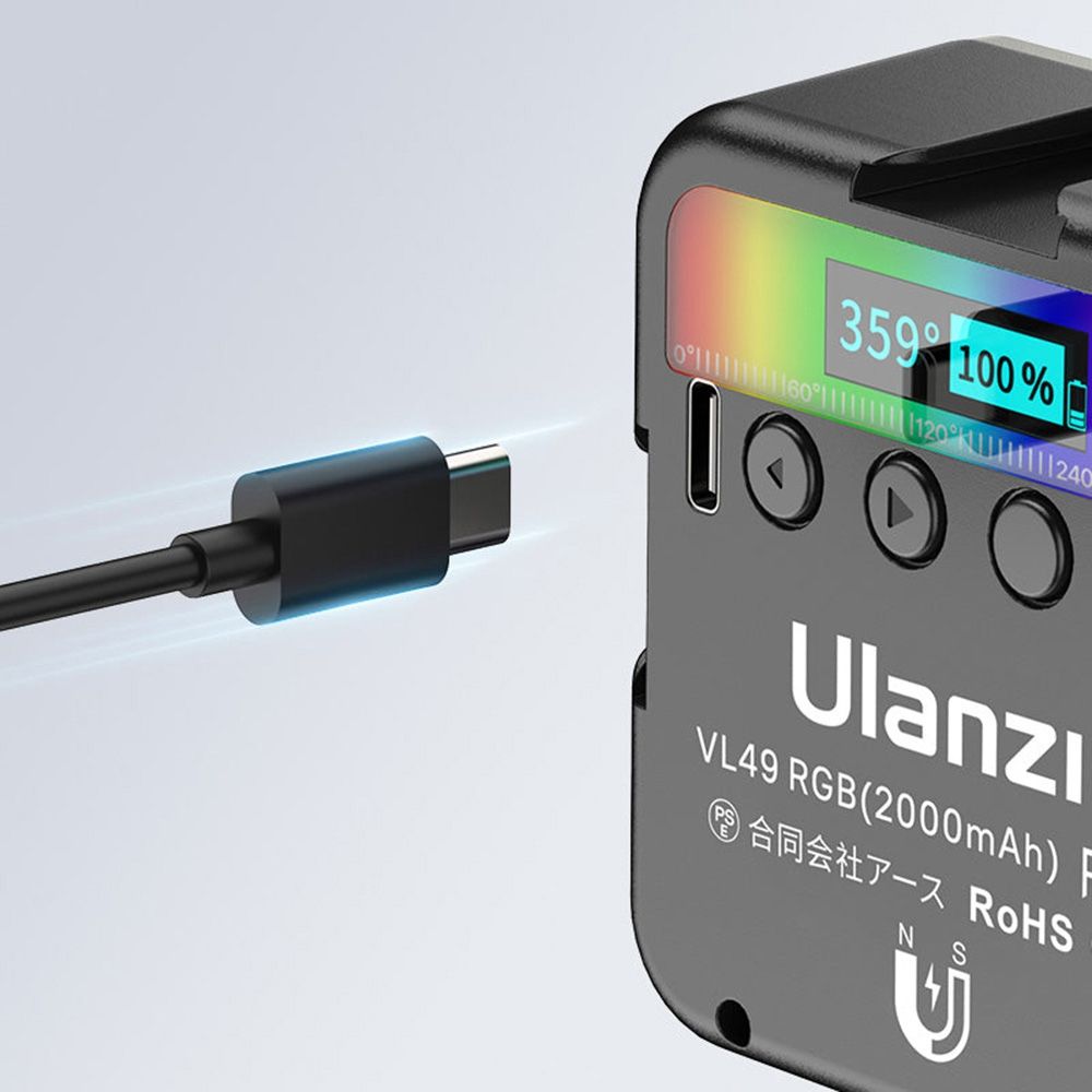 Ulanzi VL49 RGB Multi Color LED Video Light - Bianco
