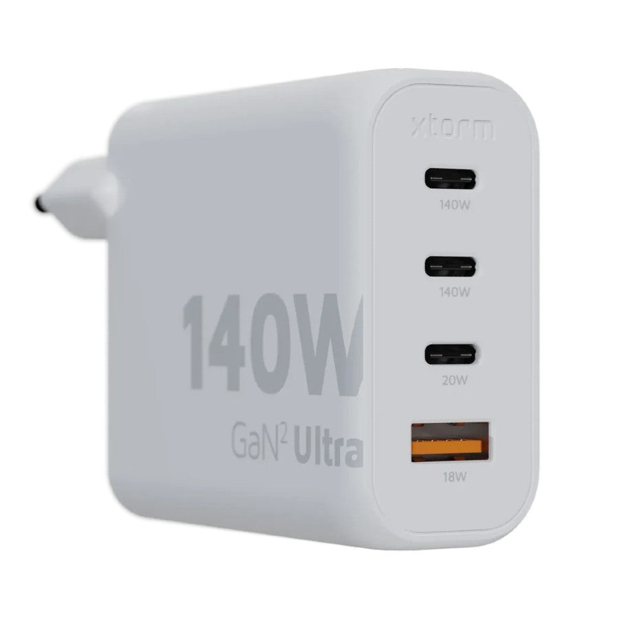Xtorm 140W GaN2 Ultra Wall Caricabatterie Bianco