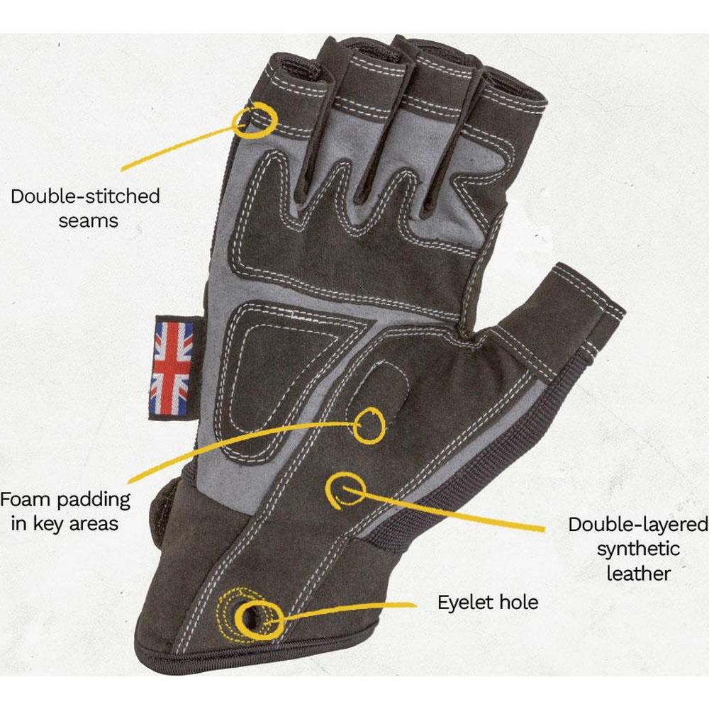 Dirty Rigger Comfort Fit Rigger Glove Fingerless (V1.6) XXL