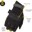 Dirty Rigger Comfort Fit Guanto Rigger Nero Edition M