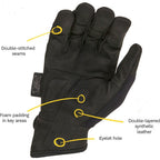 Dirty Rigger Comfort Fit Guanto Rigger Nero Edition M