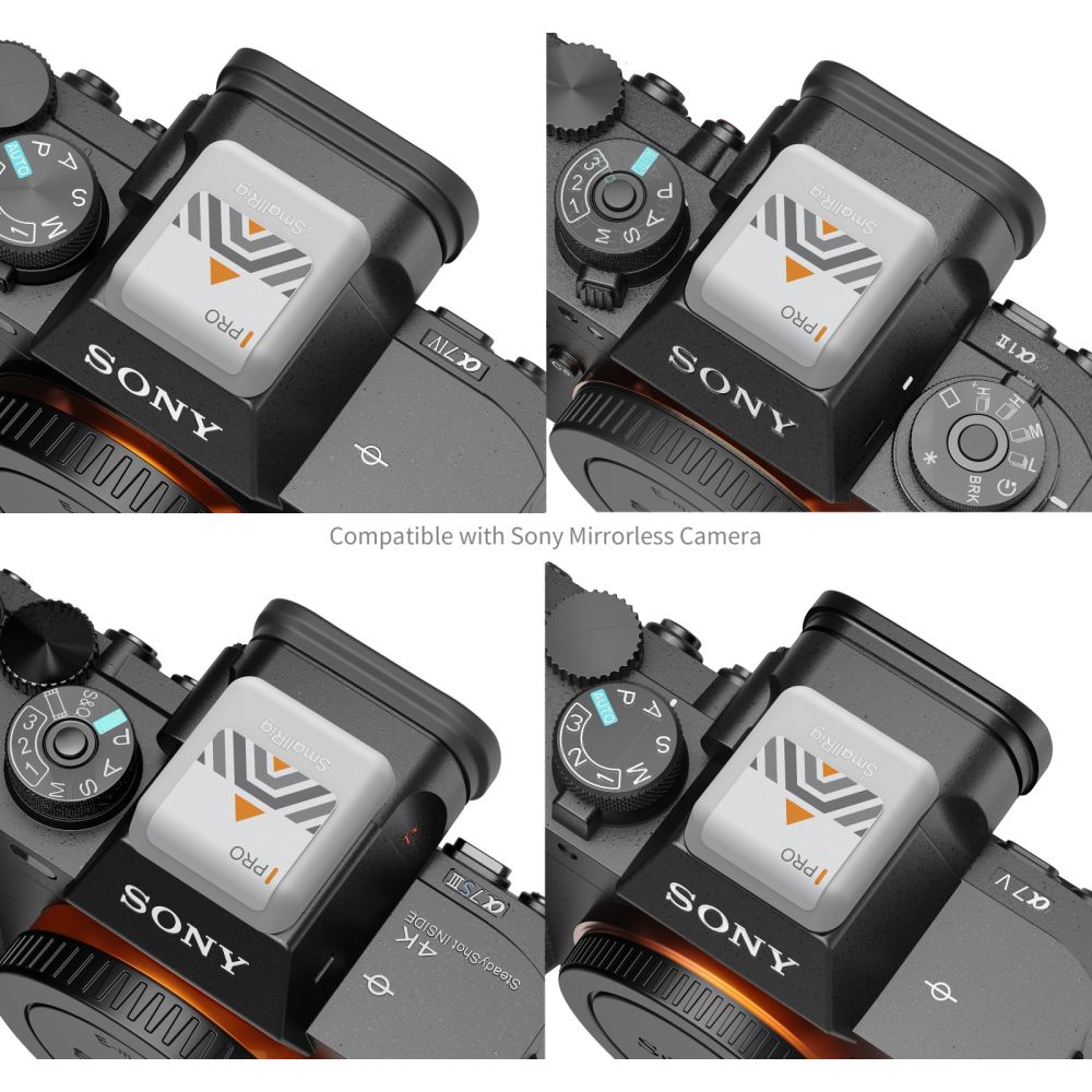 SmallRig 5495 Copertura per slitta a contatto caldo per Sony, grigio 2 pezzi