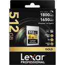 Lexar CFexpress PRO Tipo A Oro 4.0 Series 512GB R1800/W1650MB/s - VPG400