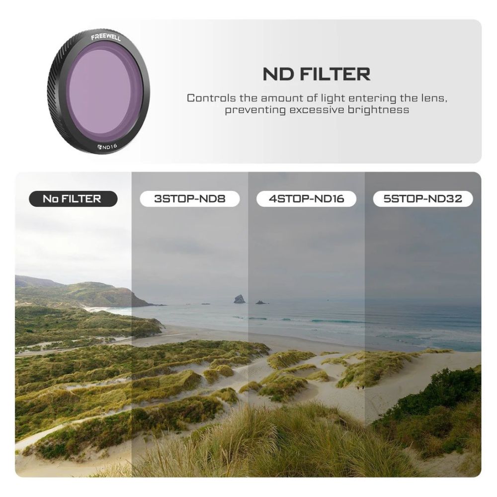 Freewell DJI Neo Filtri ND magnetici Standard Day - Confezione da 3