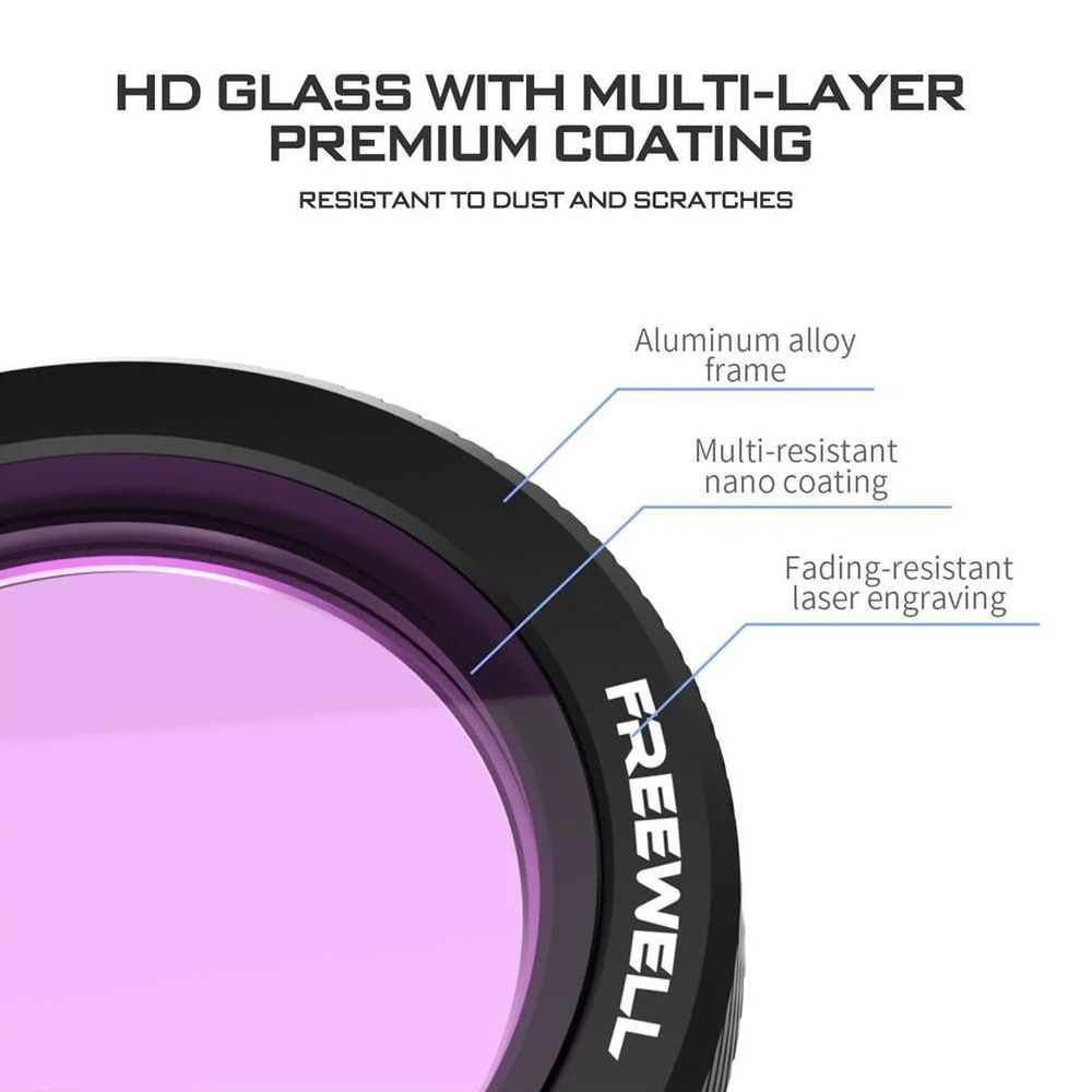 Freewell DJI Neo Filtri ND magnetici Standard Day - Confezione da 3