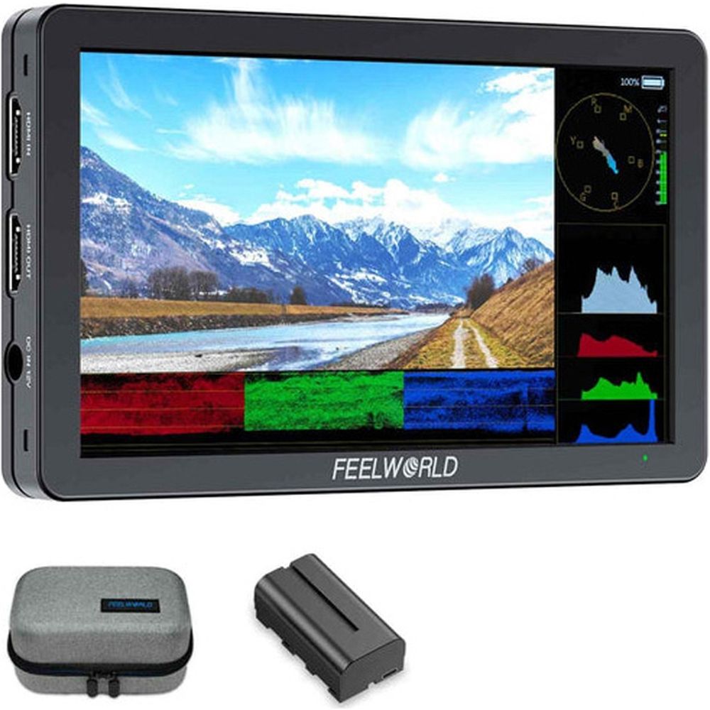 Feelworld T6 Monitor da 6" con custodia in metallo