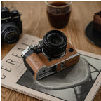 PGYTECH Leather Fotocamera Custodia per Fujifilm X100VI – Clay Marrone