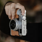 PGYTECH Leather Fotocamera Custodia per Fujifilm X100VI – Clay Marrone