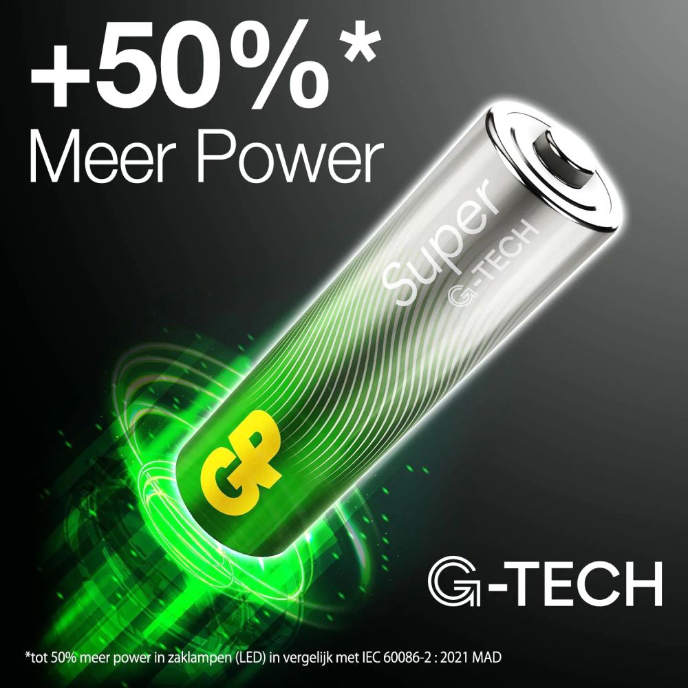 GP Super AA Batteria alcalina 1,5 V (8x)