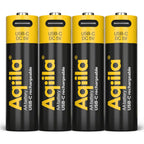 Aqiila AA USB-C Batteria ricaricabile 1,5 V 2000 mAh Li-Ion (4x)