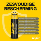 Aqiila AA USB-C Batteria ricaricabile 1,5 V 2000 mAh Li-Ion (4x)