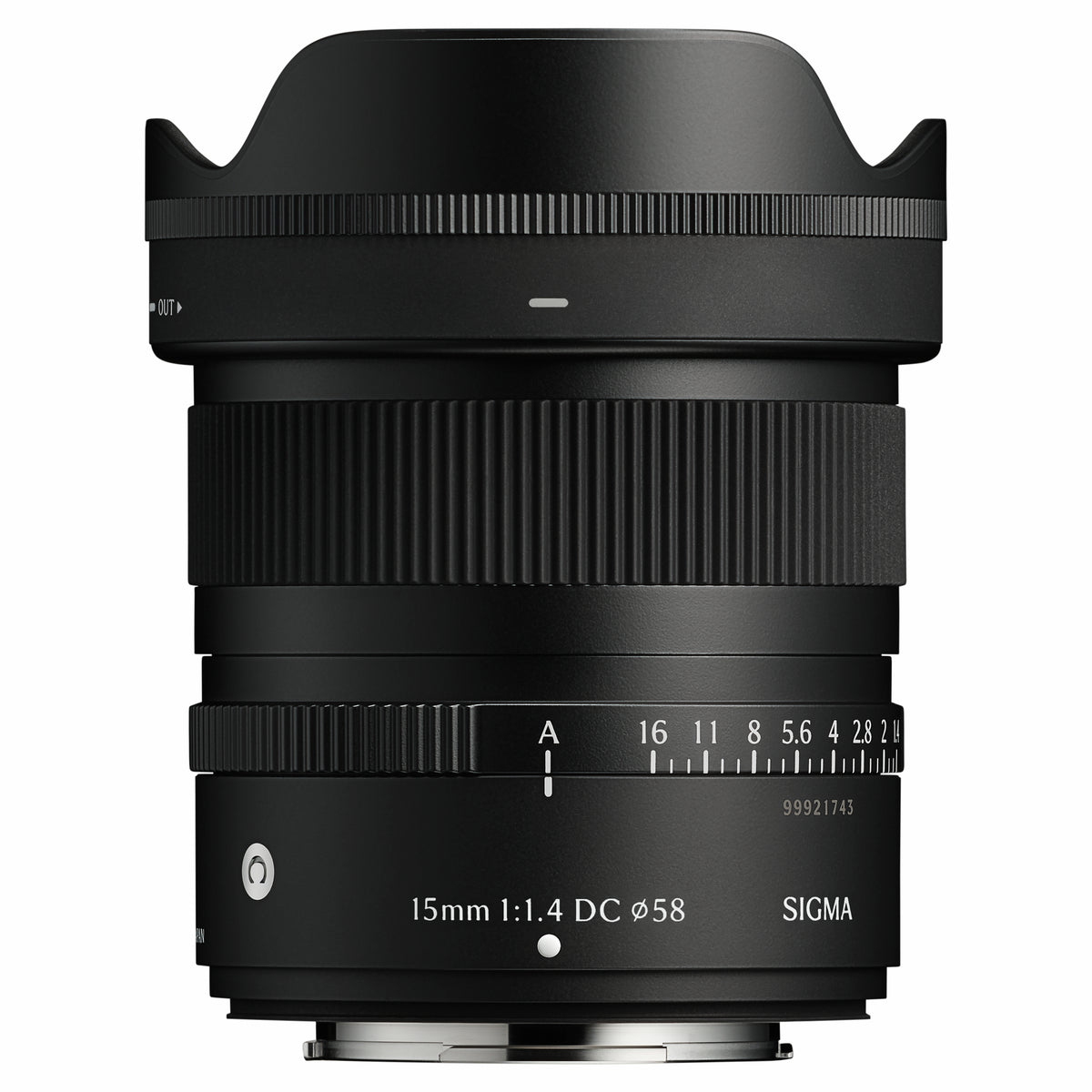 Sigma 15mm f/1.4 DC Contemporary - Sony E-Attacco
