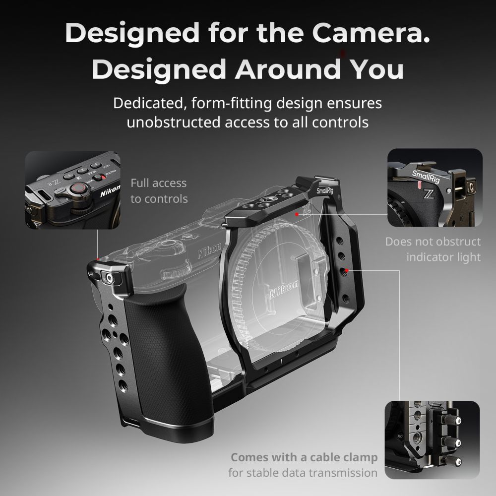 SmallRig 5904 "HawkLock" Sgancio rapido Gabbia per Nikon ZR