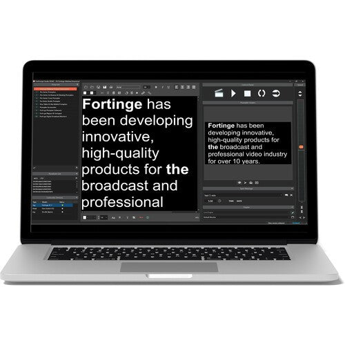 Fortinge ForPrompt Studio News Software per teleprompter - Versione download