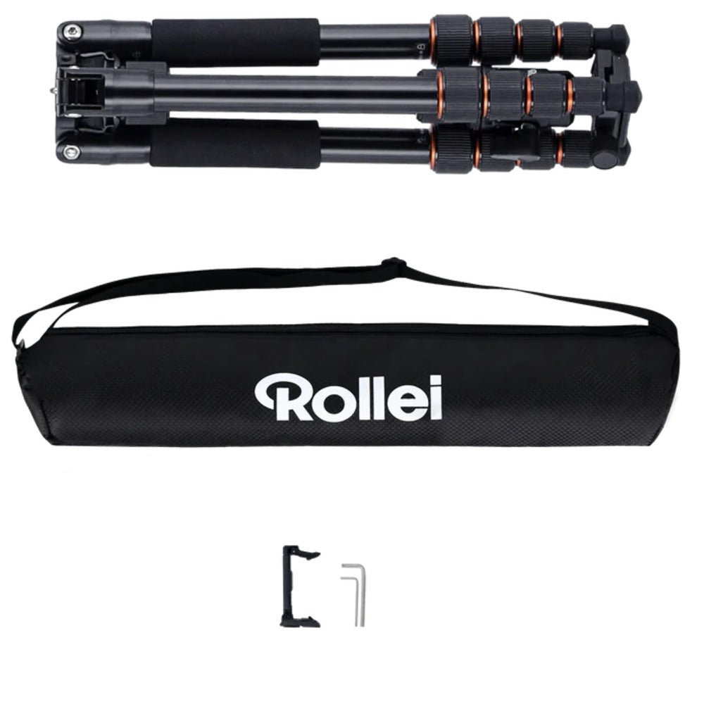 Rollei Compact Traveler No.1 Treppiede in Alluminio V2 - Nero