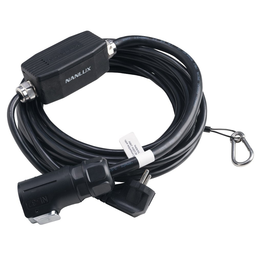 Nanlux 7.5m AC Cable con Schuko Plug per Evoke 5000B