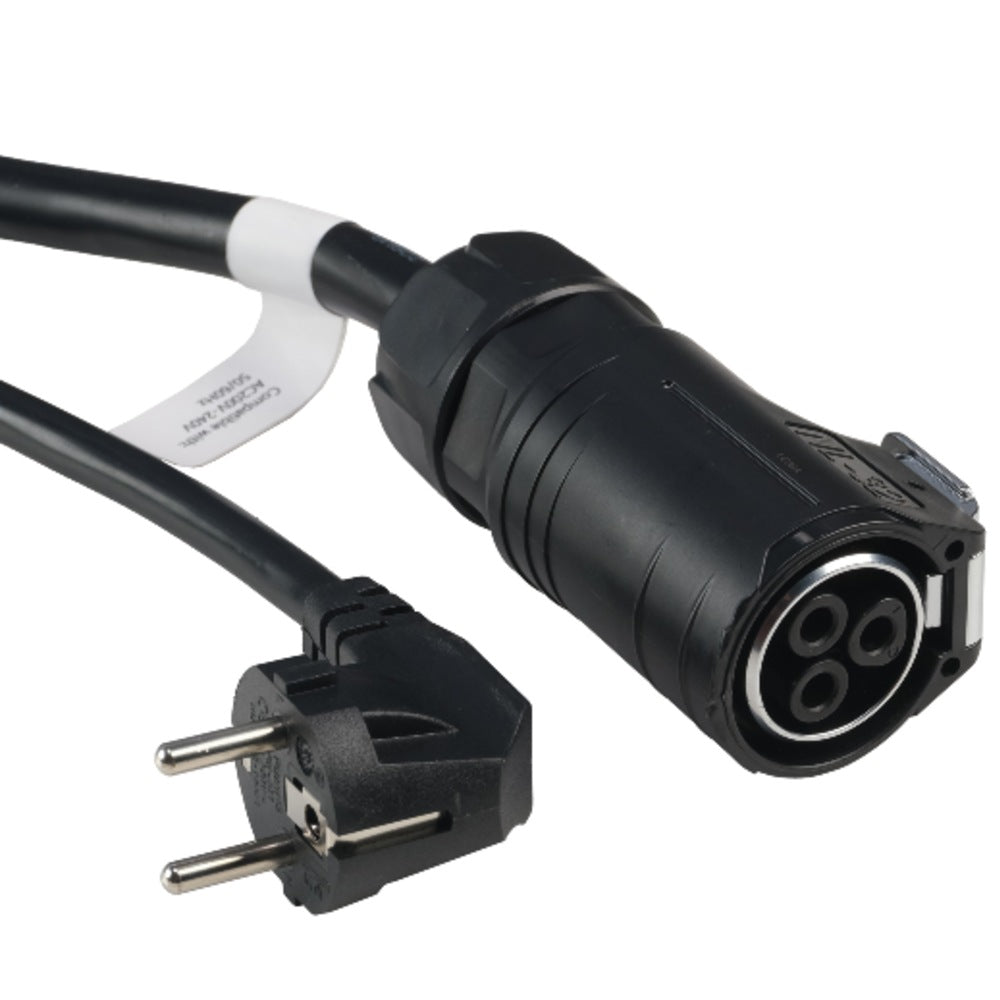 Nanlux 7.5m AC Cable con Schuko Plug per Evoke 5000B